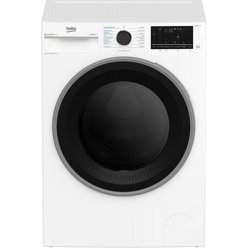 Beko BDT510744S lavadora-secadora Independiente Carga frontal Blanco D