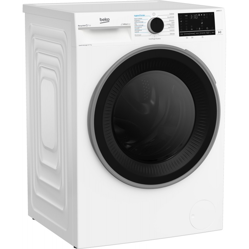 Beko BDT510744S Waschtrockner Freistehend Frontlader Weiß D