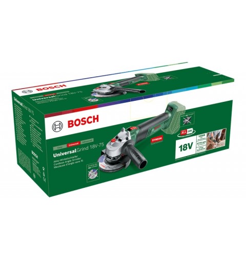 Bosch Universal Grind 18V-75 Winkelschleifer 11,5 cm 12000 RPM 1,7 kg
