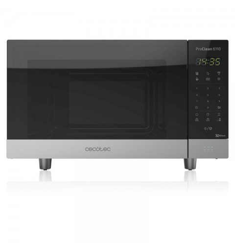 Cecotec ProClean 6110 Countertop Grill microwave 23 L 800 W Stainless steel