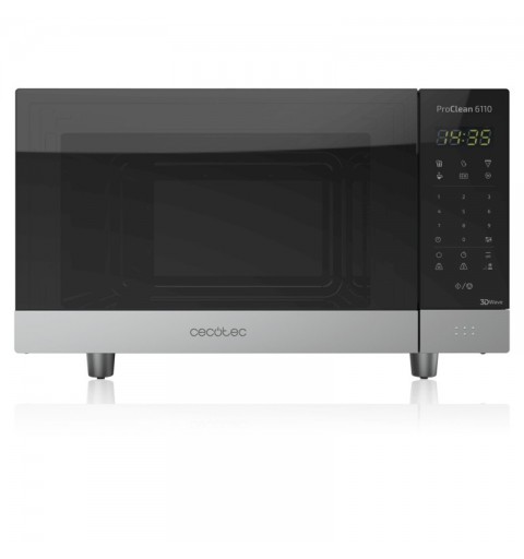 Cecotec ProClean 6110 Encimera Microondas con grill 23 L 800 W Acero inoxidable