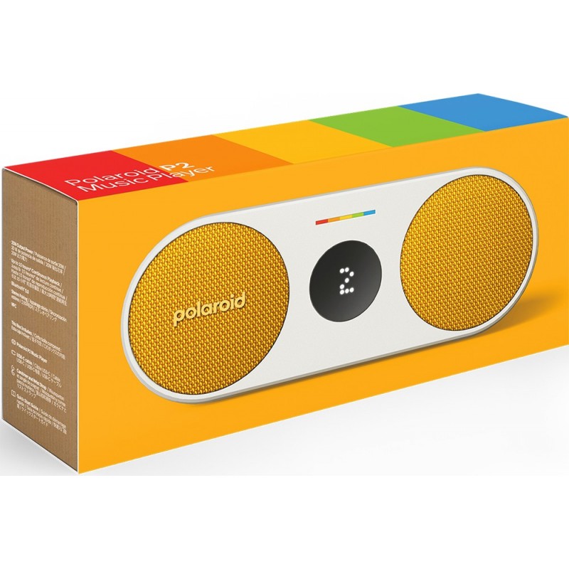 Polaroid PLRMUSICP29085YLW portable party speaker White, Yellow