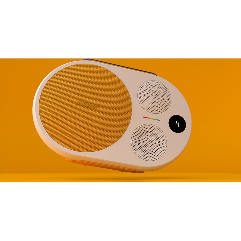 Polaroid PLRMUSICP49094YLW portable party speaker White, Yellow