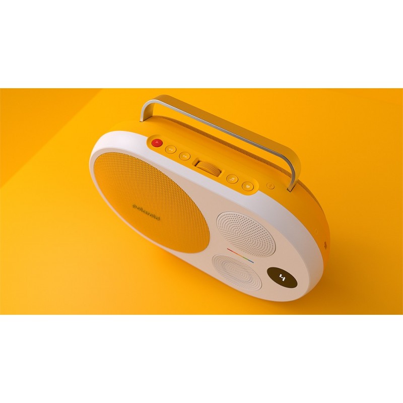 Polaroid PLRMUSICP49094YLW portable party speaker White, Yellow