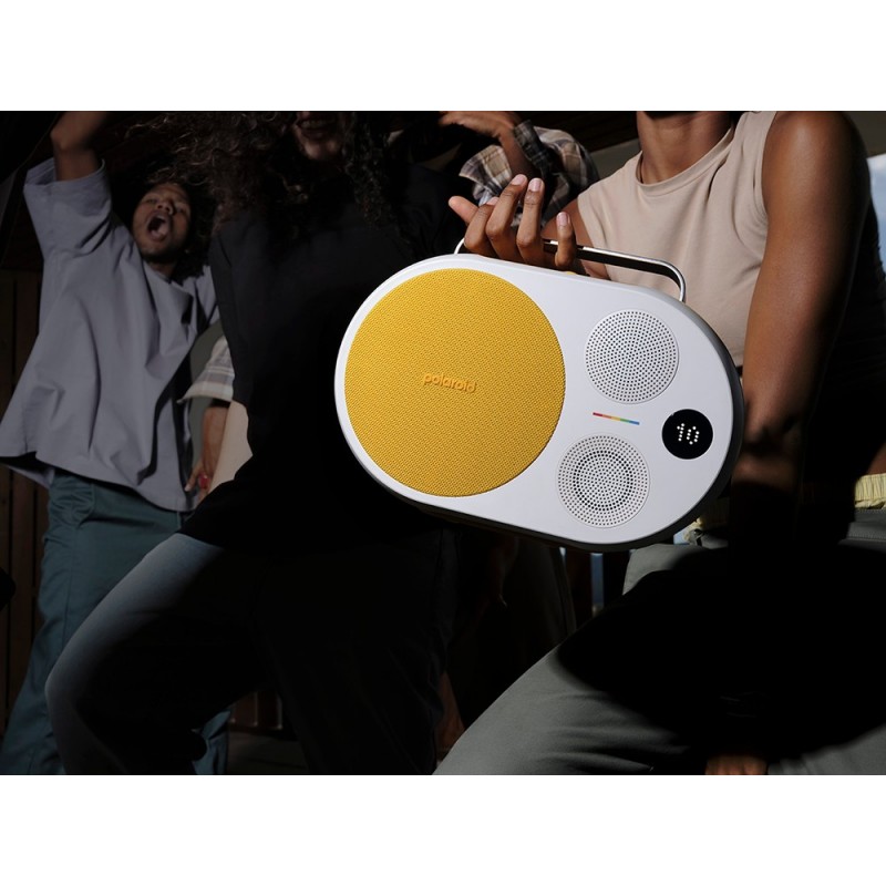 Polaroid PLRMUSICP49094YLW portable party speaker White, Yellow