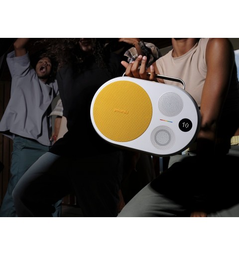 Polaroid PLRMUSICP49094YLW portable party speaker White, Yellow