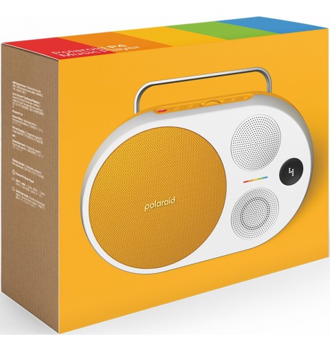 Polaroid PLRMUSICP49094YLW portable party speaker White, Yellow