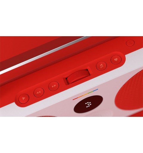 Polaroid PLRMUSICP39091RED portable party speaker Red, White