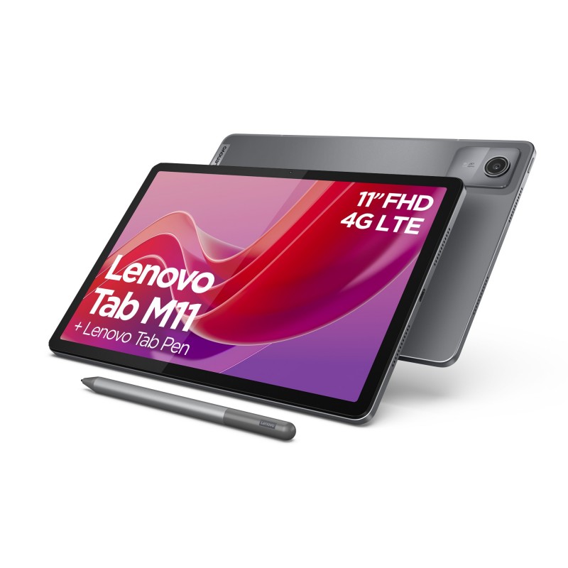 Lenovo Tab M11 4G Mediatek LTE 128 GB 27,8 cm (10.9") 8 GB Wi-Fi 5 (802.11ac) Android 13 Grau