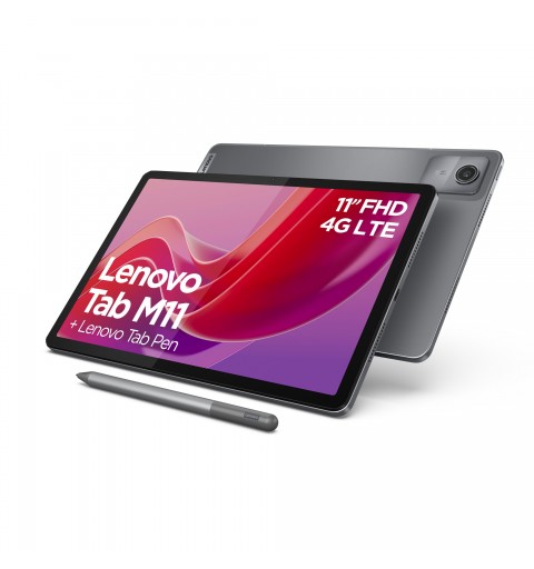 Lenovo Tab M11 4G Mediatek LTE 128 GB 27,8 cm (10.9") 8 GB Wi-Fi 5 (802.11ac) Android 13 Gris