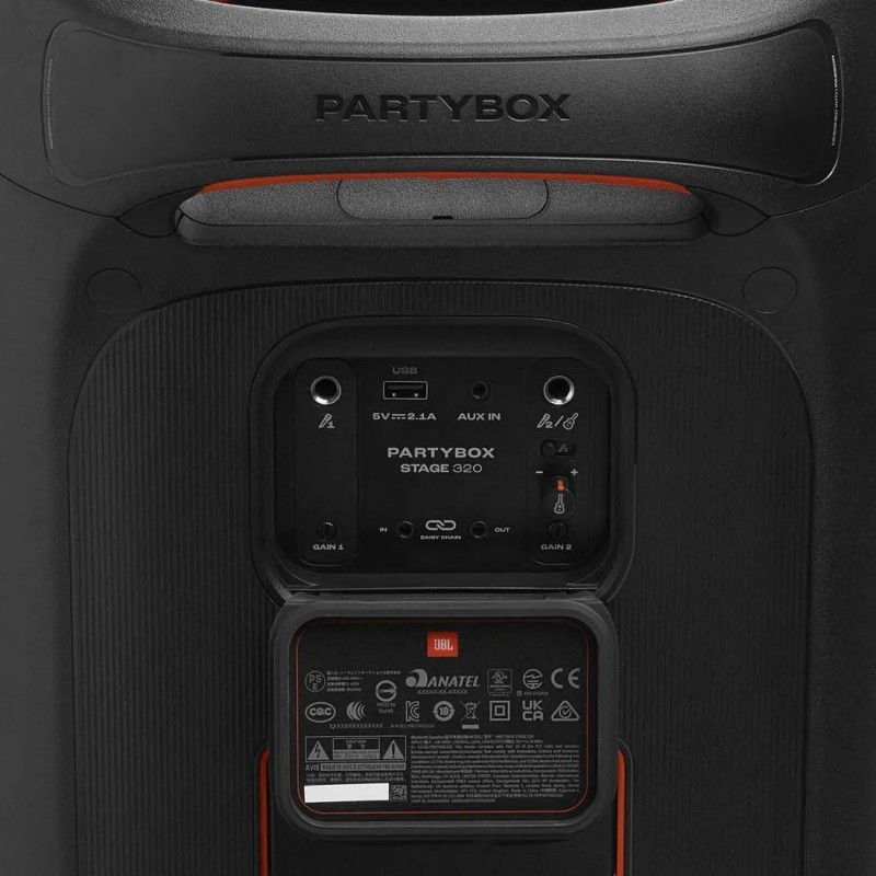 JBL PartyBox STAGE 320 Party speaker Black 240 W