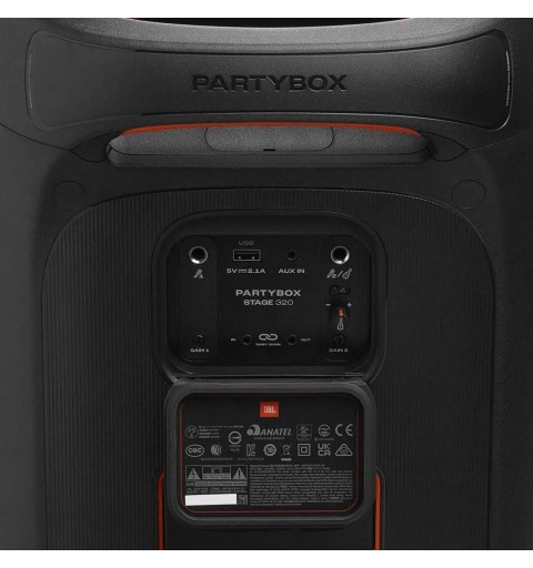 JBL PartyBox STAGE 320 Party speaker Black 240 W