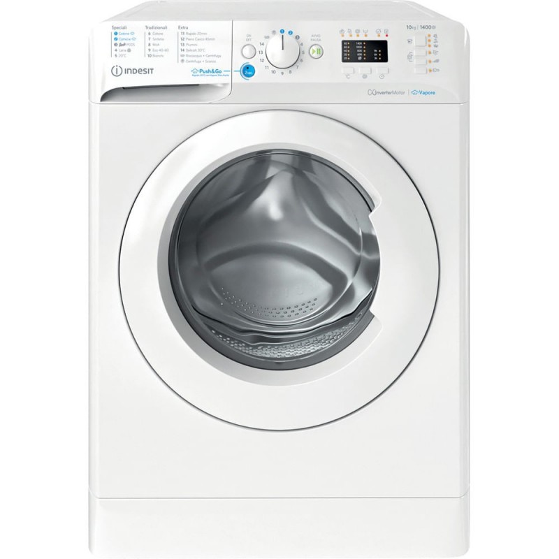 Indesit BWA 101496X WV IT machine à laver Charge avant 10 kg 1351 tr min Blanc