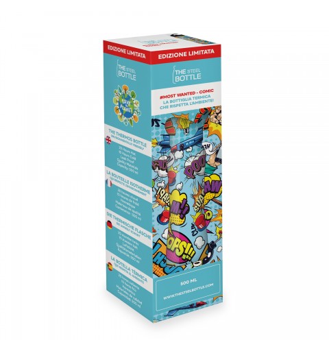 The Steel Bottle TSBMW43COM Utilisation quotidienne 500 ml Acier Multicolore