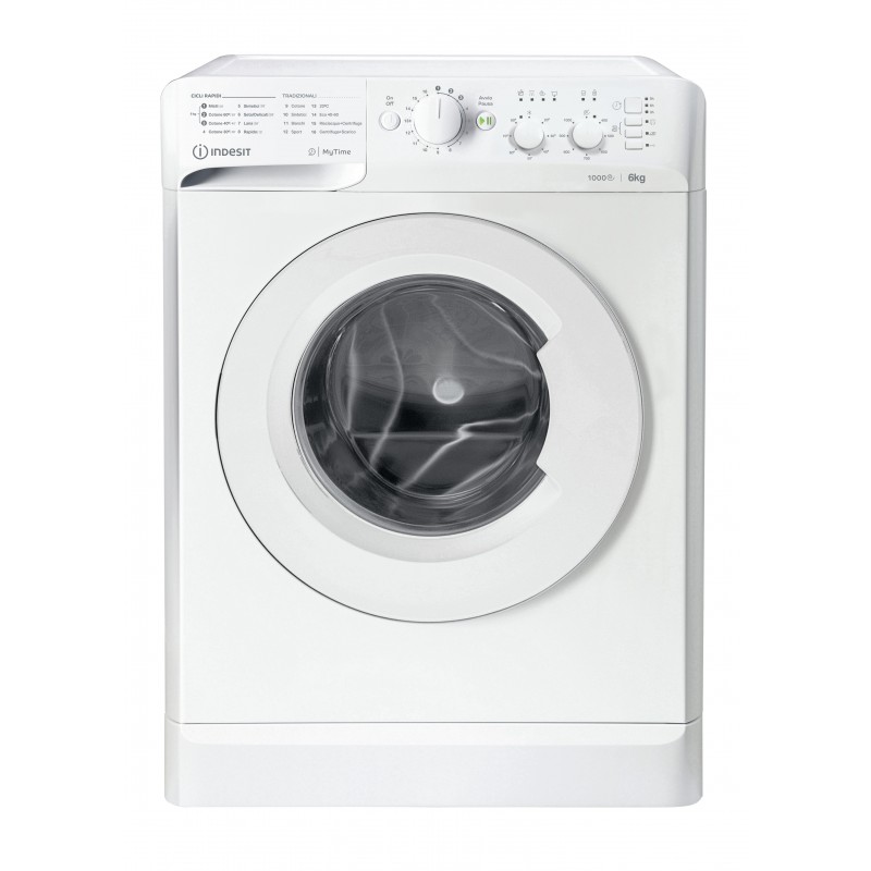 Indesit MTWSC 61053 W IT lavadora Carga frontal 6 kg 1000 RPM