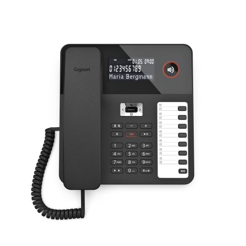 Gigaset DESK 800A DECT-Telefon Schwarz