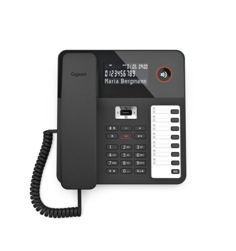 Gigaset DESK 800A DECT telephone Black