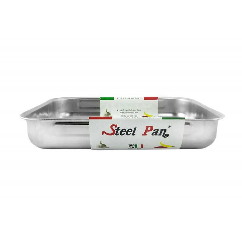 Steelpan 101801 bandeja de horno Rectangular Acero inoxidable