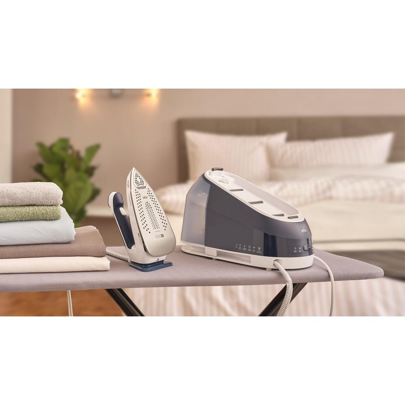 Braun CareStyle 5 IS 5245 BL Dampfbügelstation 2400 W 2 l Eloxalsohle Blau