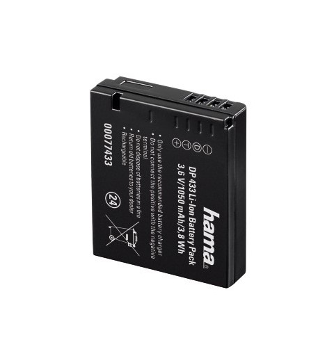 Hama 00077433 batterie de caméra caméscope Lithium-Ion (Li-Ion) 1050 mAh