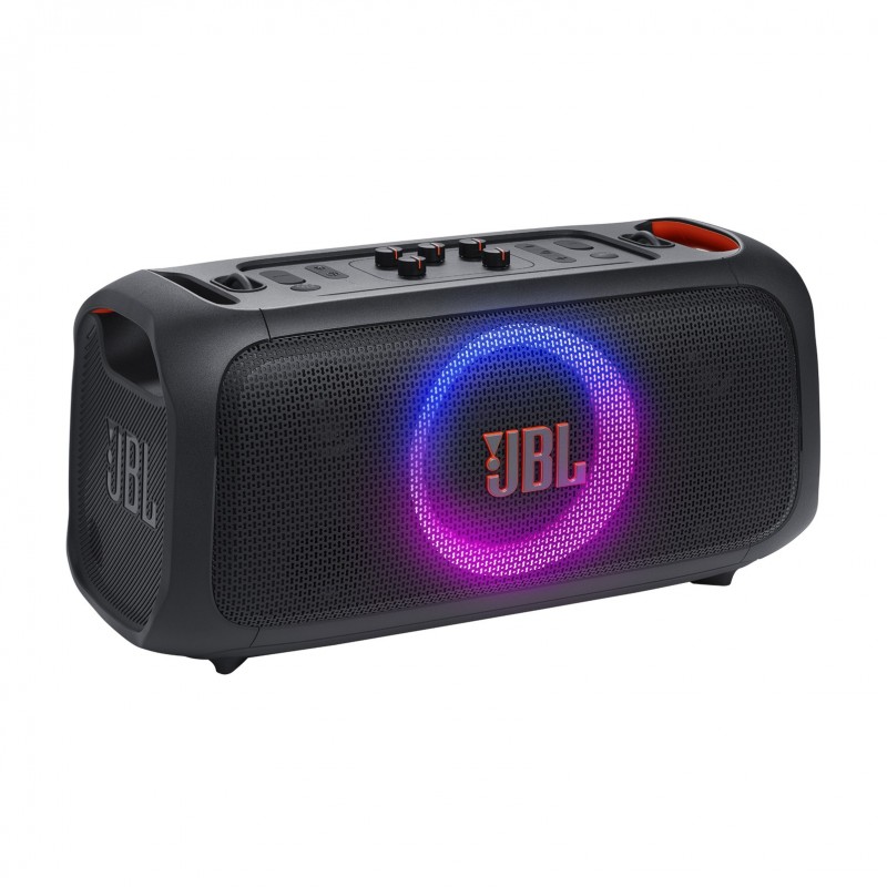 JBL JBLPBOTGESEU Tragbarer- Partylautsprecher Tragbarer Stereo-Lautsprecher Schwarz 100 W