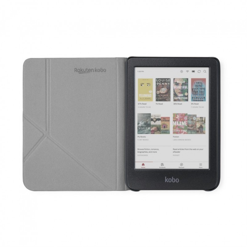 Rakuten Kobo SleepCover e-book reader case 15.2 cm (6") Folio Black
