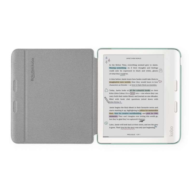 Rakuten Kobo Basic SleepCover e-book reader case 17.8 cm (7") Folio Green