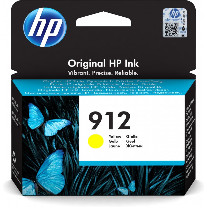 HP Cartucho de tinta Original 912 amarillo