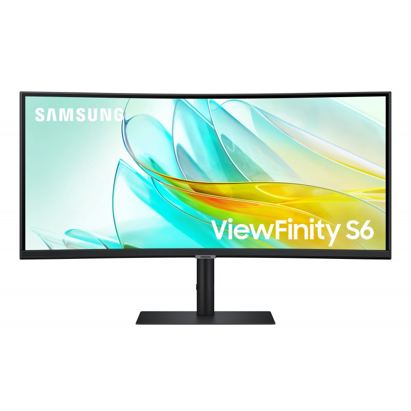 Samsung ViewFinity S6 S65UC computer monitor 86.4 cm (34") 3440 x 1440 pixels UltraWide Quad HD Black