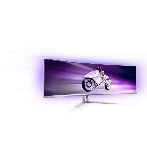 Philips Evnia 8000 49M2C8900 00 écran plat de PC 124,2 cm (48.9") 5120 x 1440 pixels Dual QHD QDOLED Blanc