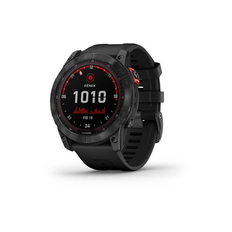 Garmin fenix 7X Solar 3,56 cm (1.4") MIP 51 mm Digitale 280 x 280 Pixel Touch screen Grigio Wi-Fi GPS (satellitare)