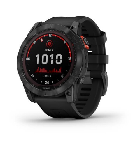 Garmin fenix 7X Solar 3,56 cm (1.4") MIP 51 mm Numérique 280 x 280 pixels Écran tactile Gris Wifi GPS (satellite)