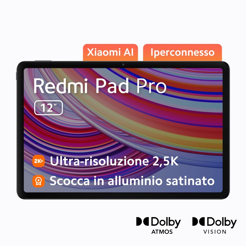 Xiaomi Redmi Pad Pro Qualcomm Snapdragon 128 GB 30.7 cm (12.1") 6 GB Wi-Fi 6 (802.11ax) Android 14 Grey