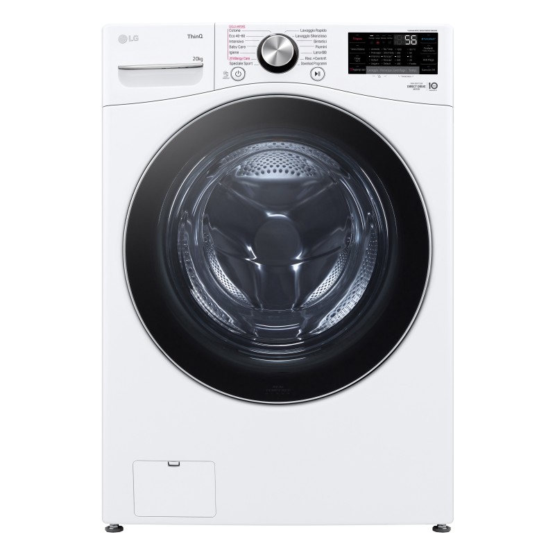 LG F0P3020TSWC AI DD washing machine Front-load 20 kg 1000 RPM White