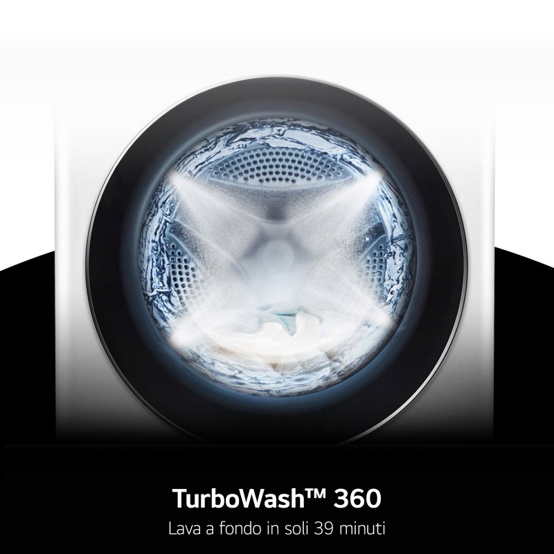LG F0P3020TSWC AI DD washing machine Front-load 20 kg 1000 RPM White