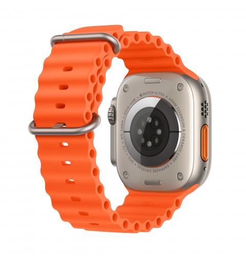 Apple Watch Ultra 2 GPS + Cellular, Cassa 49m in Titanio con Cinturino Ocean Arancione