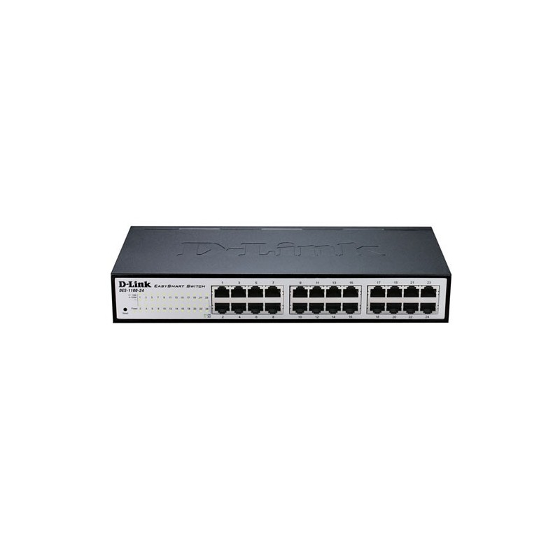 D-Link DGS-1100-24V2 Gestito L2 Gigabit Ethernet (10 100 1000) 1U Nero, Grigio