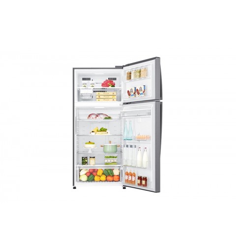 LG GTF744PZPED Frigorifero doppia porta, Classe E, 509L, Wi-Fi, Dispenser acqua, Inox