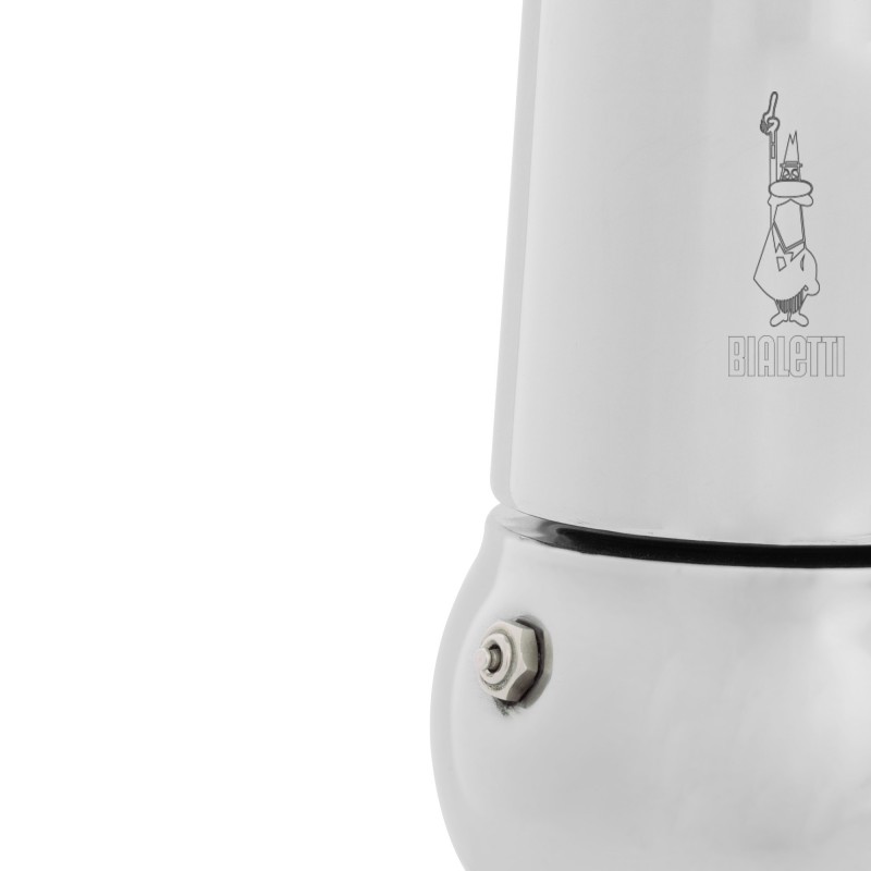 Bialetti Kitty Moka pot 0.23 L Black, Stainless steel