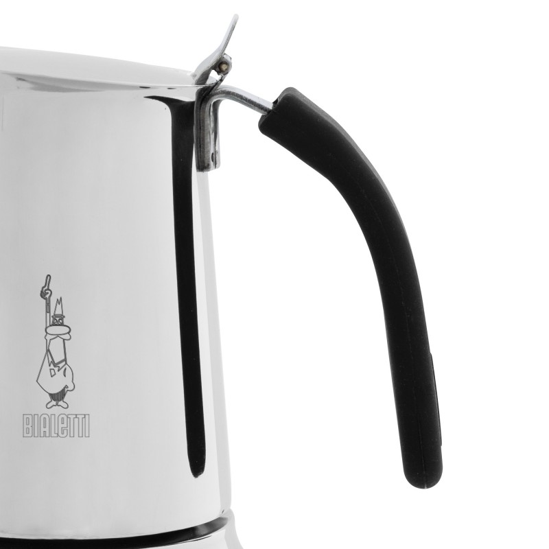 Bialetti Kitty Moka pot 0.23 L Black, Stainless steel