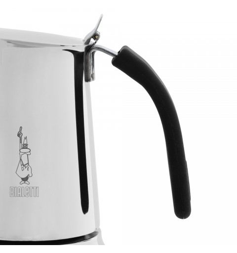 Bialetti Kitty Moka pot 0.23 L Black, Stainless steel