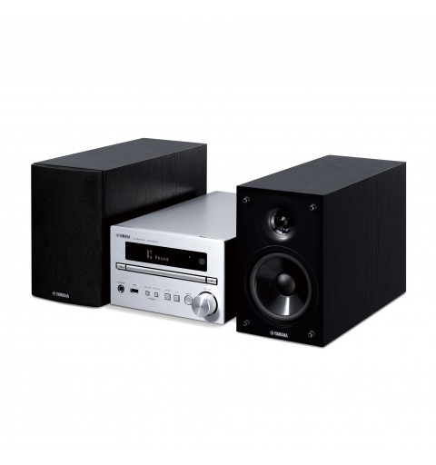 Yamaha MCR-B270D Microcadena de música para uso doméstico 30 W Negro, Plata