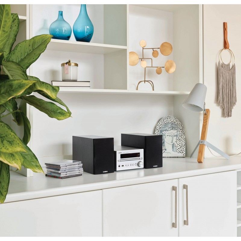 Yamaha MCR-B270D Microsistema audio per la casa 30 W Nero, Argento