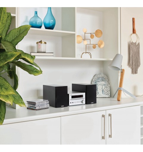 Yamaha MCR-B270D Microcadena de música para uso doméstico 30 W Negro, Plata