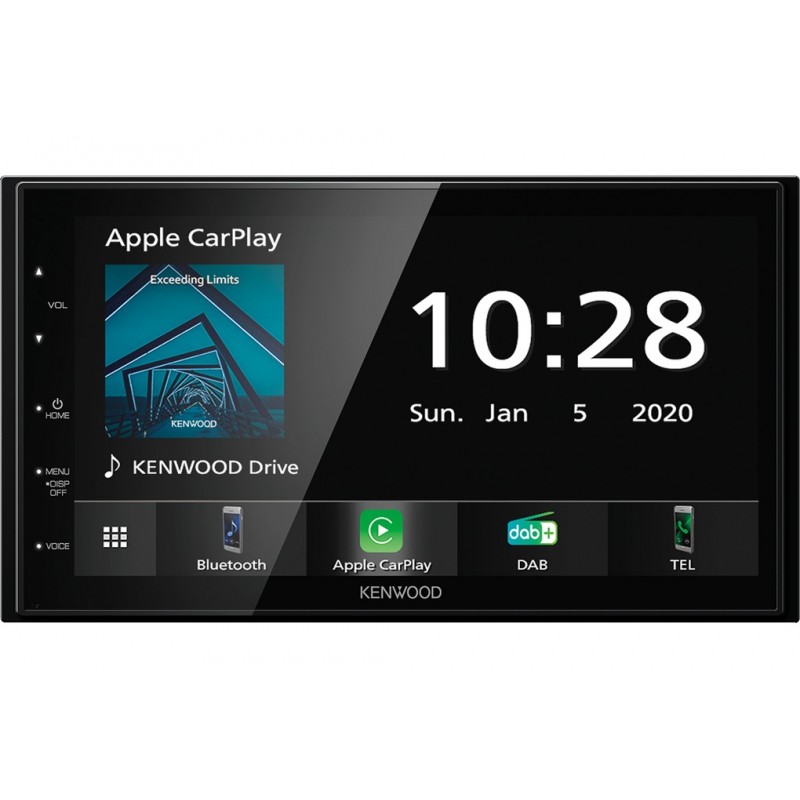 Kenwood Moniceiver DMX5020DABS Schwarz Bluetooth