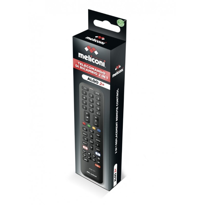 Meliconi Algo 2+ remote control IR Wireless DVD/Blu-ray, TV, TV Tuner ...