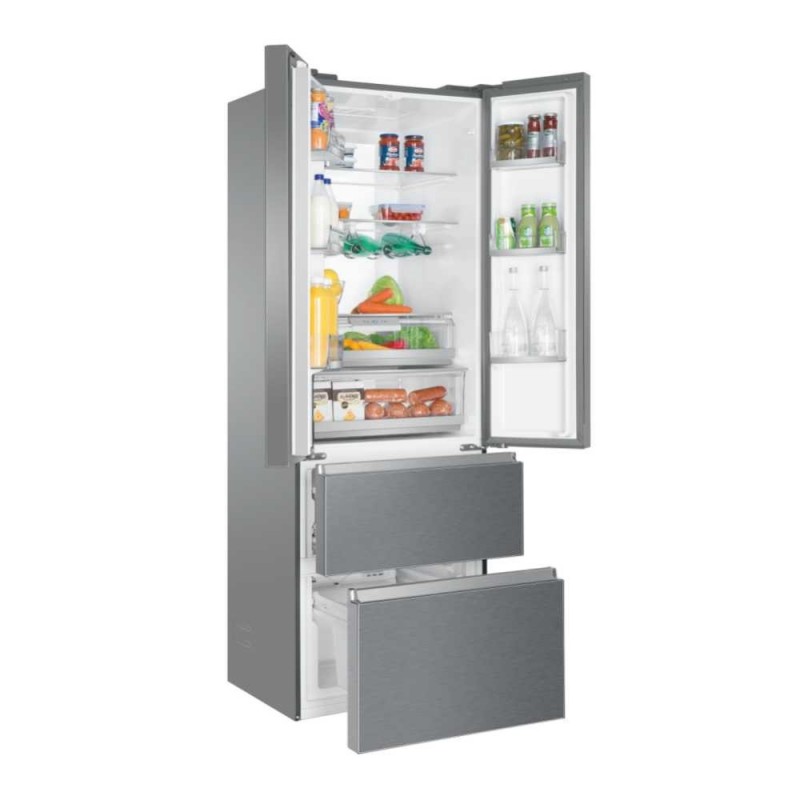Haier FD 70 Serie 5 HB20FPAAA frigorifero side-by-side Libera installazione 479 L E Argento