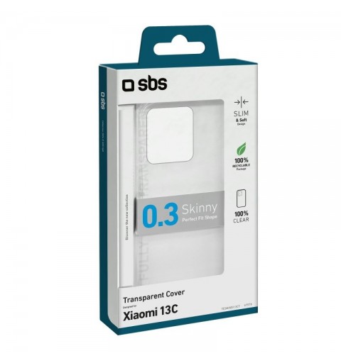 SBS TESKINXI13CT custodia per cellulare 17,1 cm (6.74") Cover Trasparente