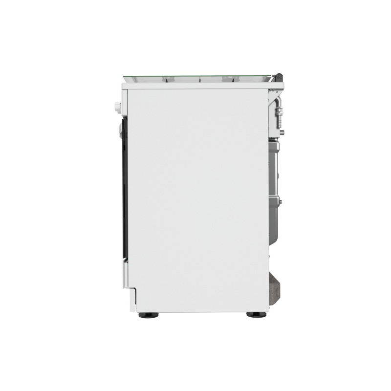 Indesit IS67G1KMW E 1 Freistehender Herd Gas Gaskochfeld Schwarz, Weiß A+