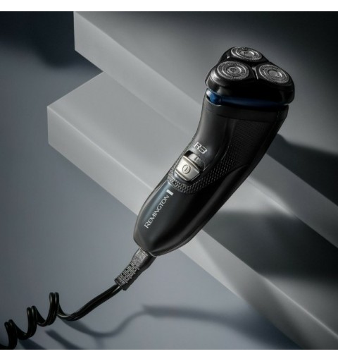 Remington R3002 Máquina de afeitar de rotación Recortadora Negro, Gris
